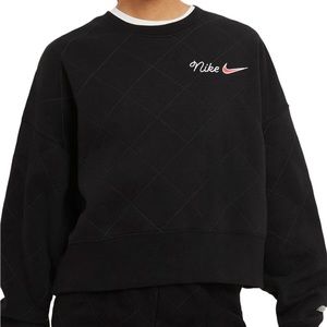 Nike Sportswear Quilted Fleece Sweatshirt
